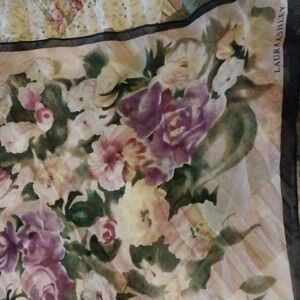 Vintage Laura Ashley floral scarf
